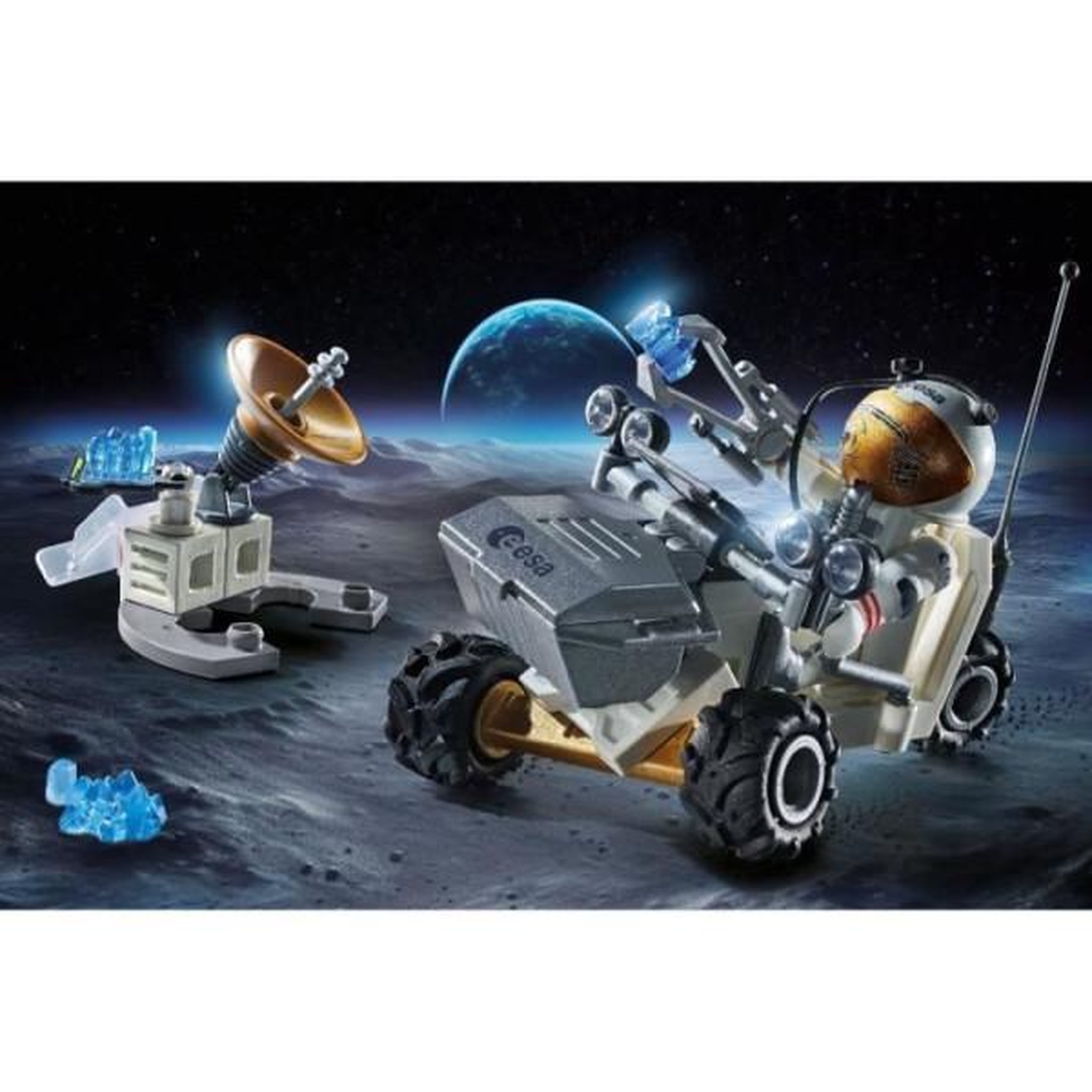 Voir la diapositive 2 : PLAYMOBIL PLAYMOBIL 71734 Mission spatiale, Action Heroes, L'espace, Starter Pack, 57 pieces, Des 4 ans