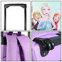 Voir la diapositive 6 : Bagtrotter BAGTROTTER Sac à dos à roulettes La Reine des Neiges / Frozen Violet