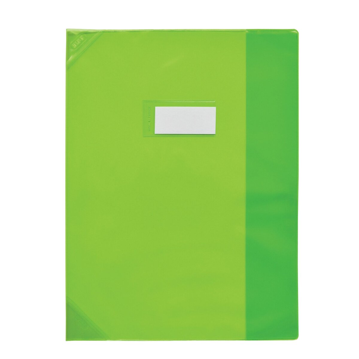 ELBA  Protège cahier 21x29,7cm strong line vert translucide