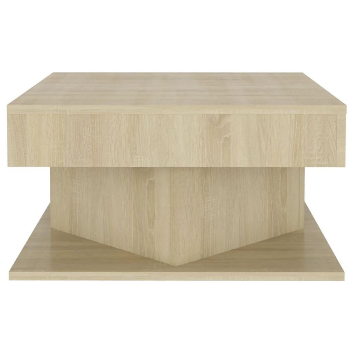 VIDAXL Table basse Chene sonoma 57x57x30 cm Bois d'ingenierie