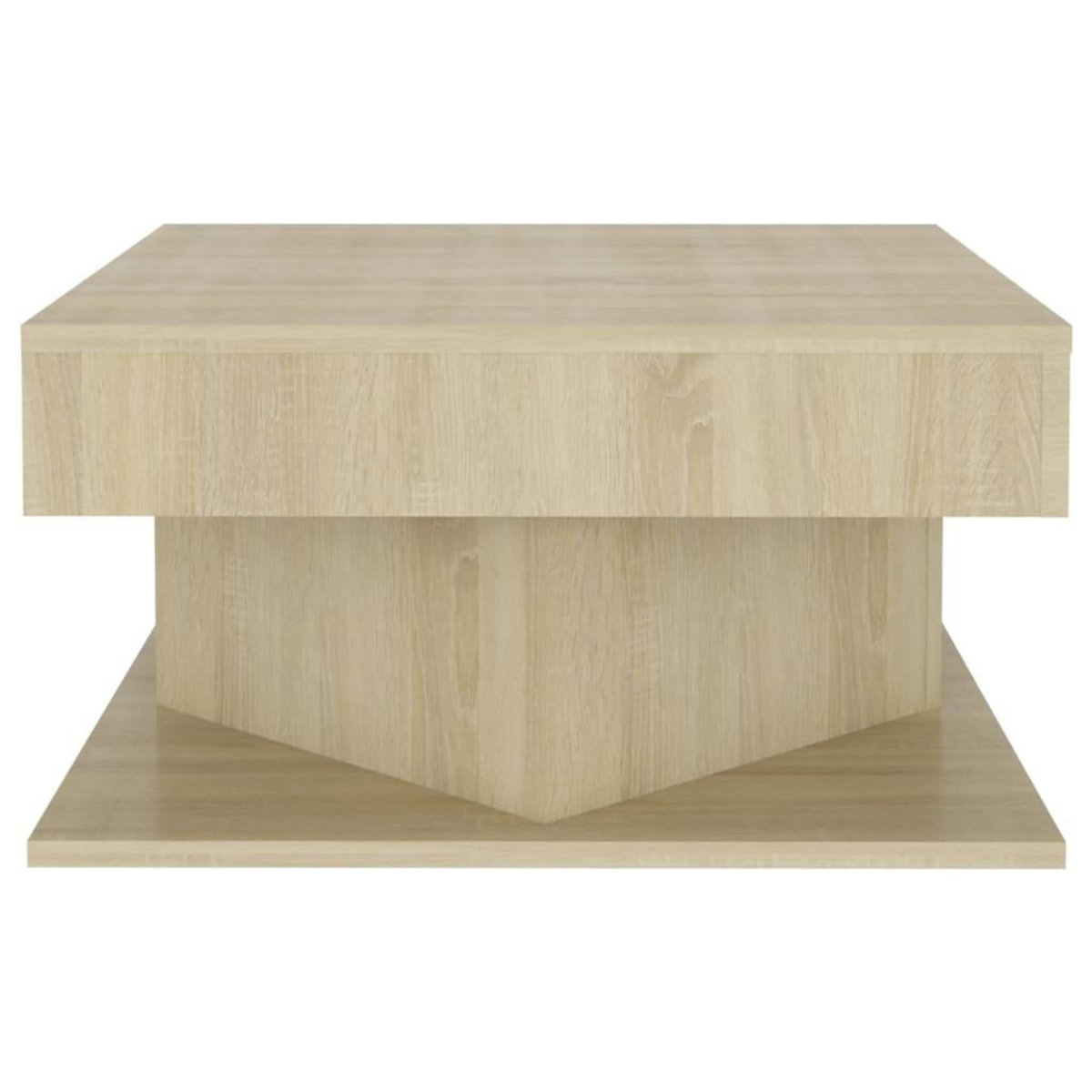 VIDAXL Table basse Chene sonoma 57x57x30 cm Bois d'ingenierie