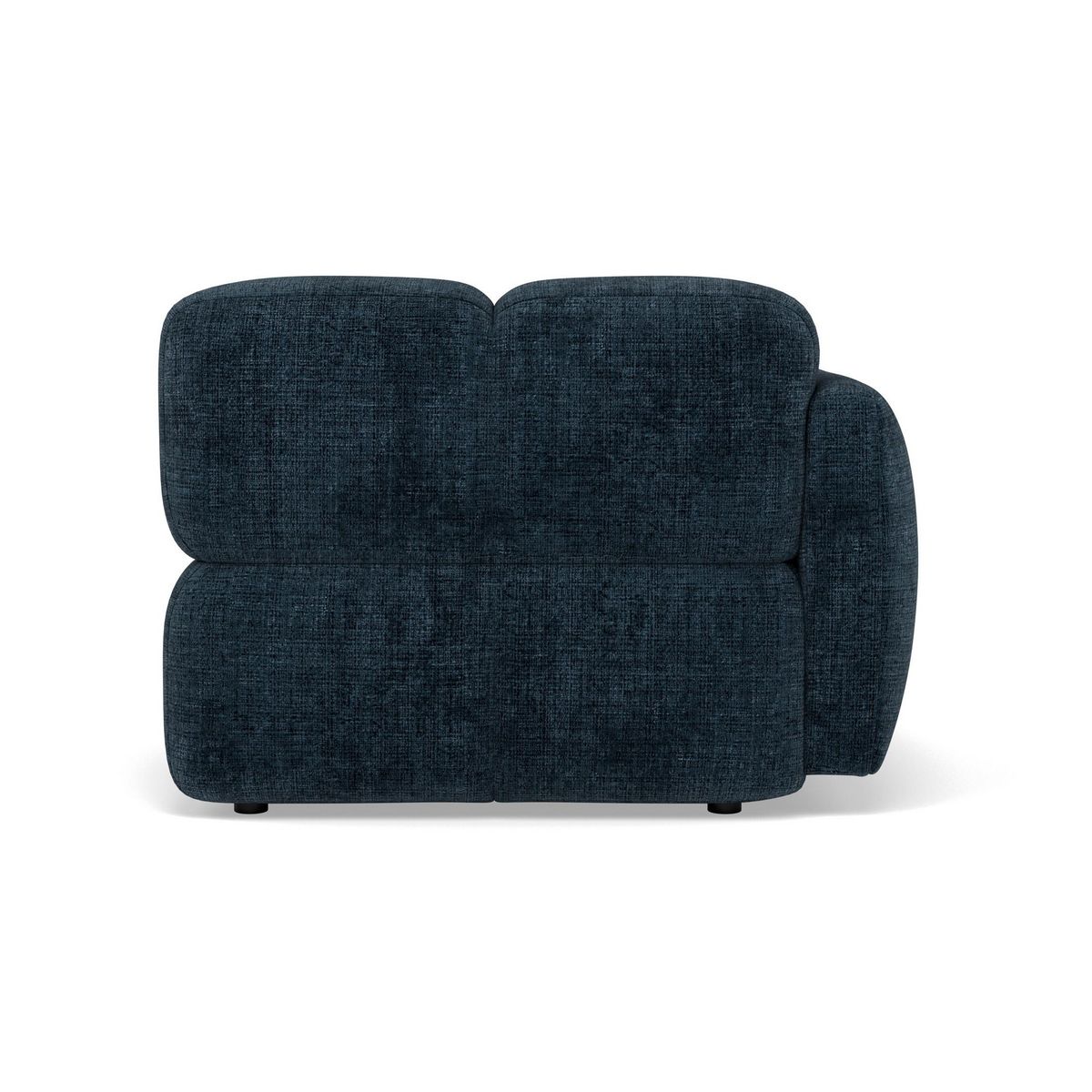 LISA DESIGN Grace - module d'assise gauche en velours texturé