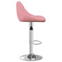 Voir la diapositive 5 : VIDAXL Tabourets de bar lot de 2 rose velours