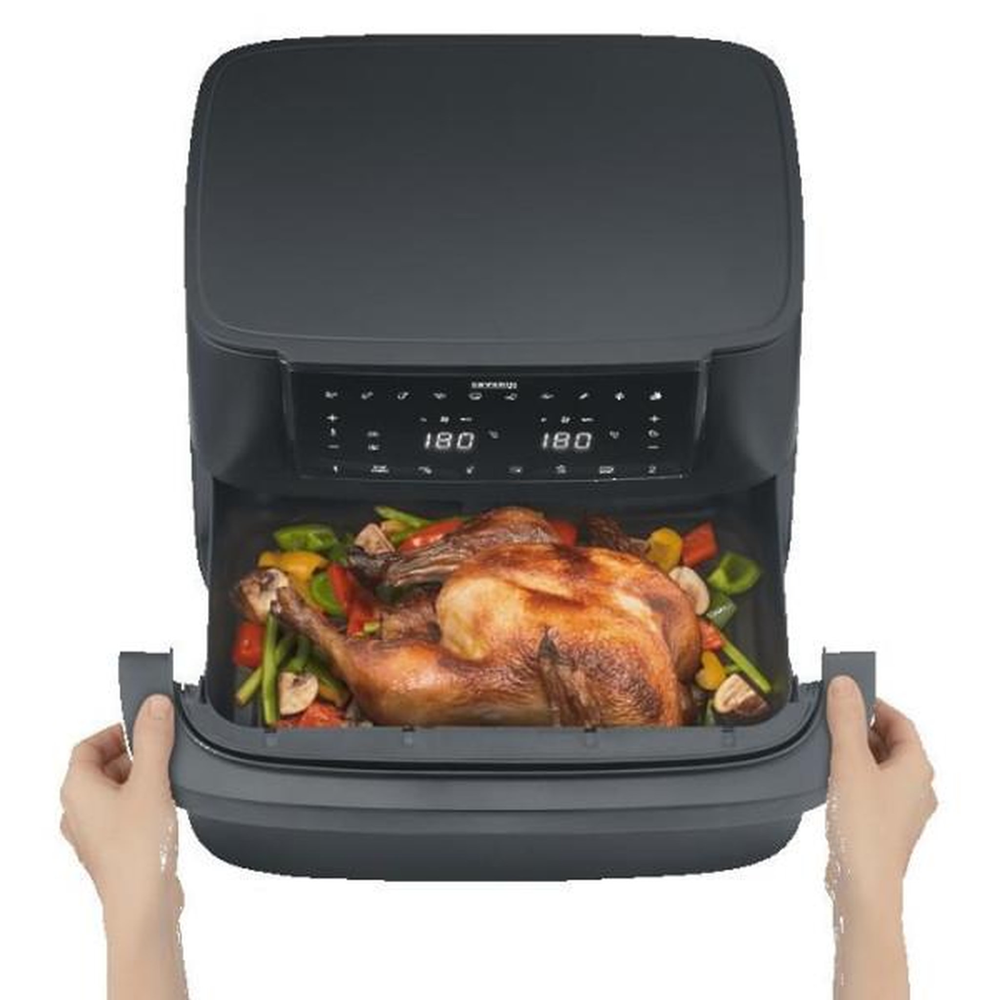 Voir la diapositive 5 : SEVERIN Friteuse à air chaud 9l 2600w noir - FR2490