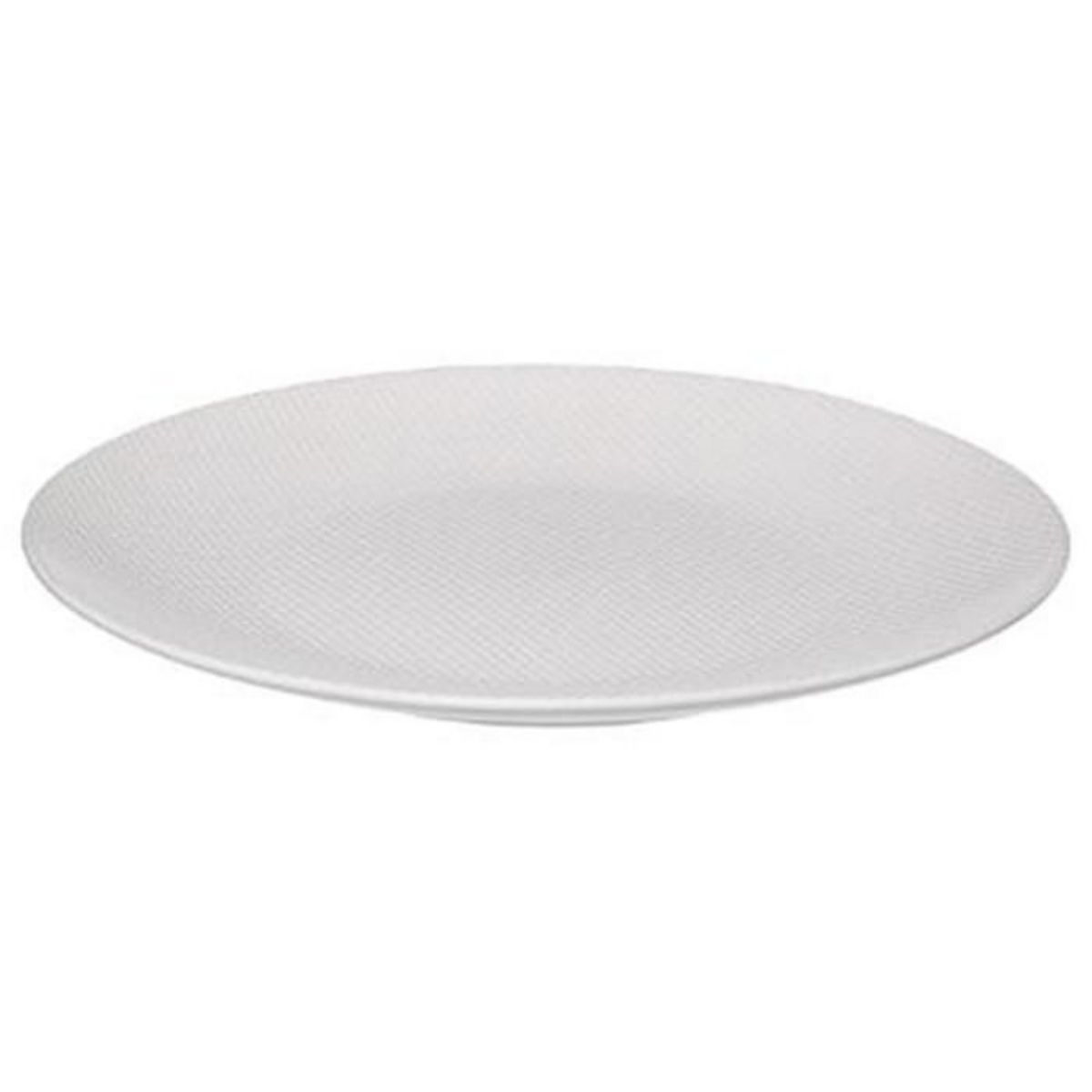 SECRET DE GOURMET Lot de 6 Assiettes Plates  Céleste  27cm Blanc