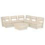 Voir la diapositive 2 : VIDAXL Salon de jardin palette 6 pcs Bois d'epicea impregne