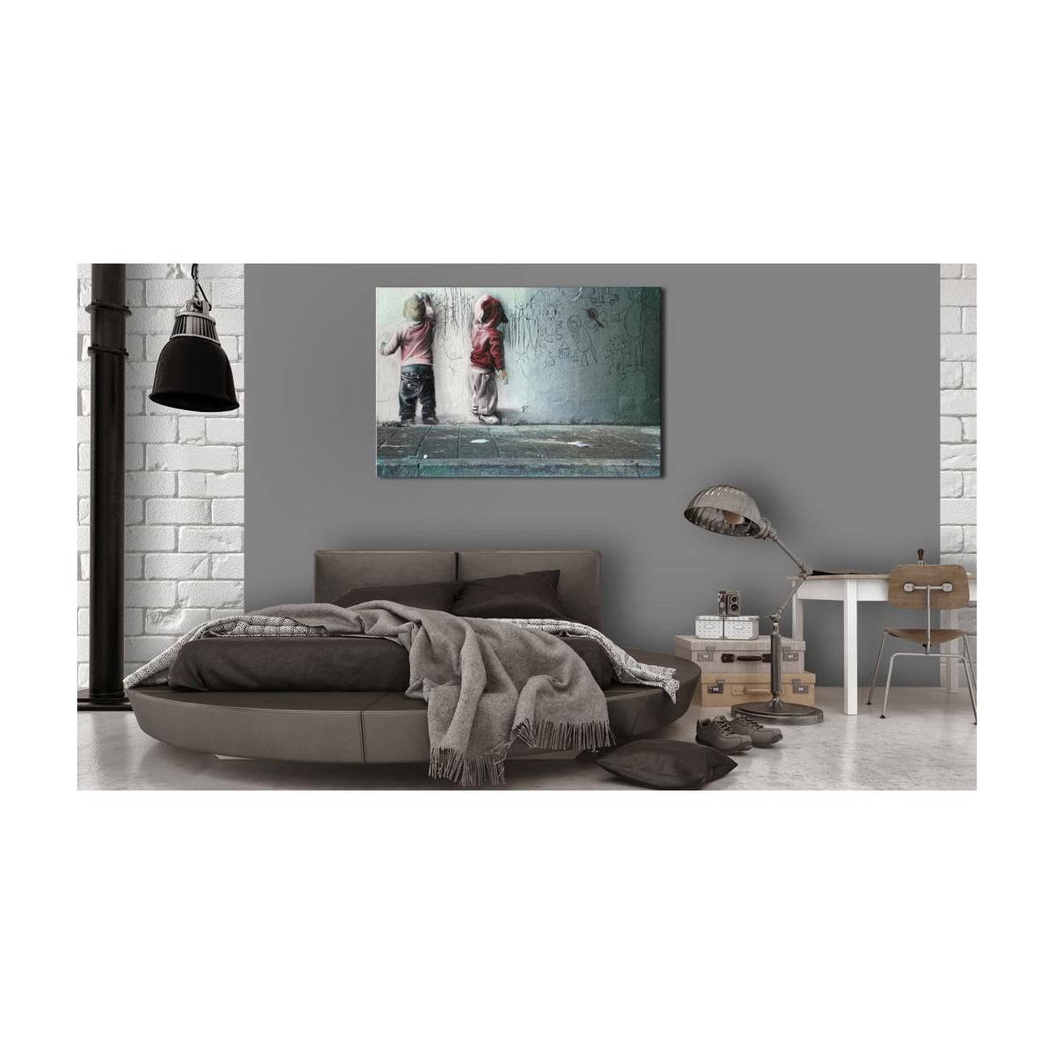 Voir la diapositive 2 : Paris Prix Tableau imprimé  modern playground