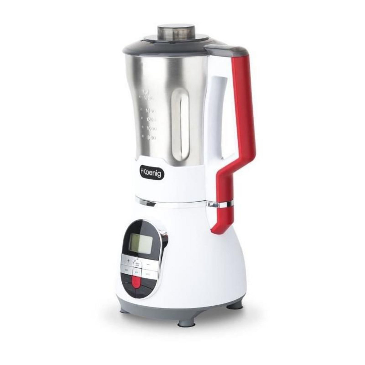 HKOENIG Blender chauffant - H.Koenig - MXC36 - 900 W - 1,4 L - Inox - 3 vitesses + Pulse