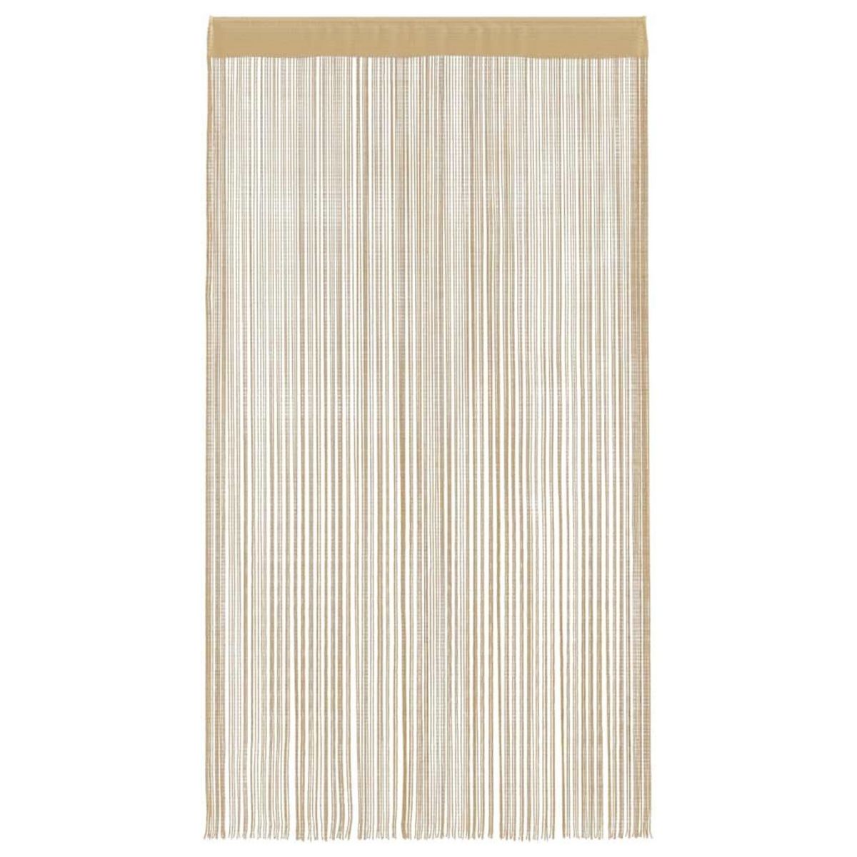 VIDAXL Rideau en fils 2 pcs 140 x 250 cm Beige