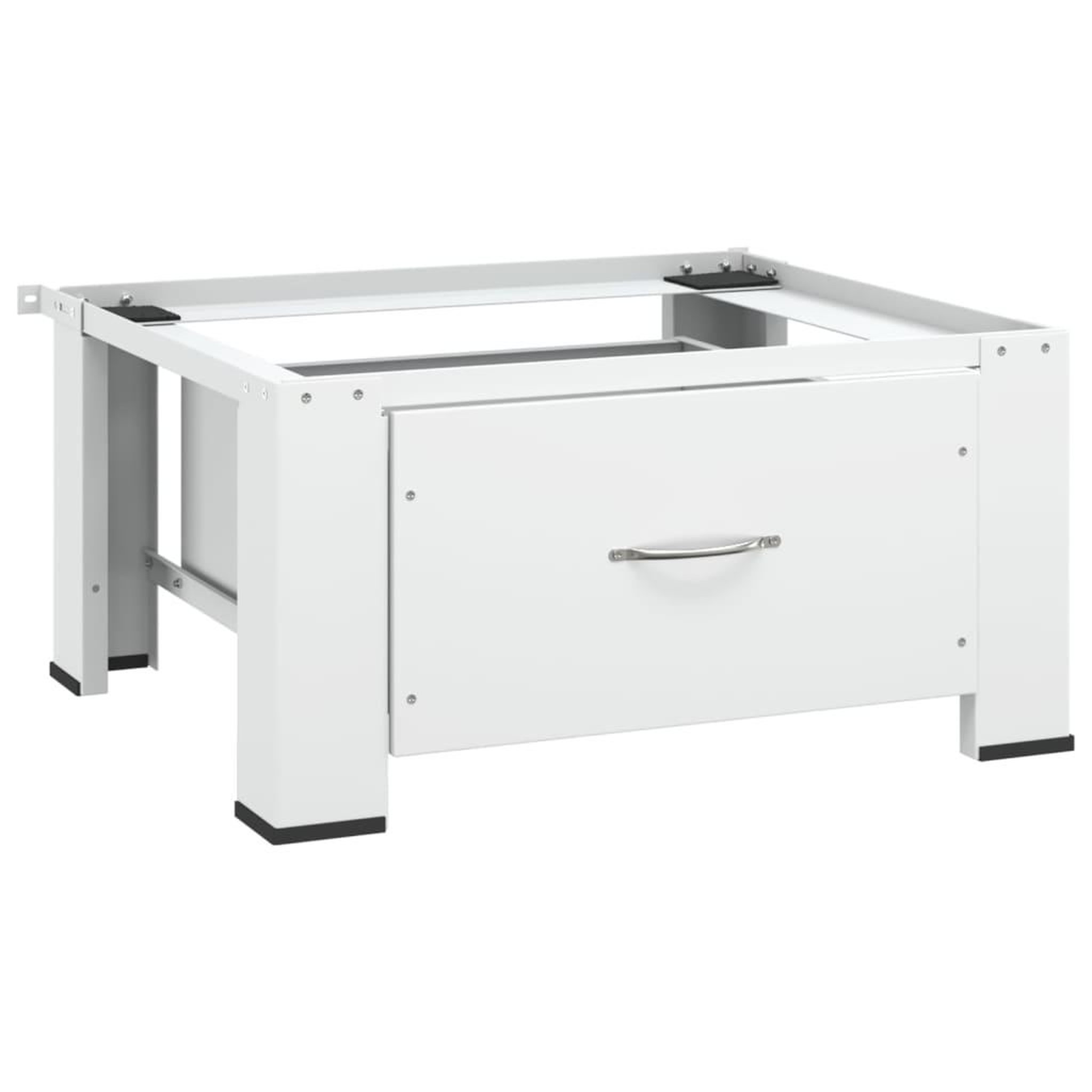 VIDAXL Socle pour machine a laver avec tiroir Blanc