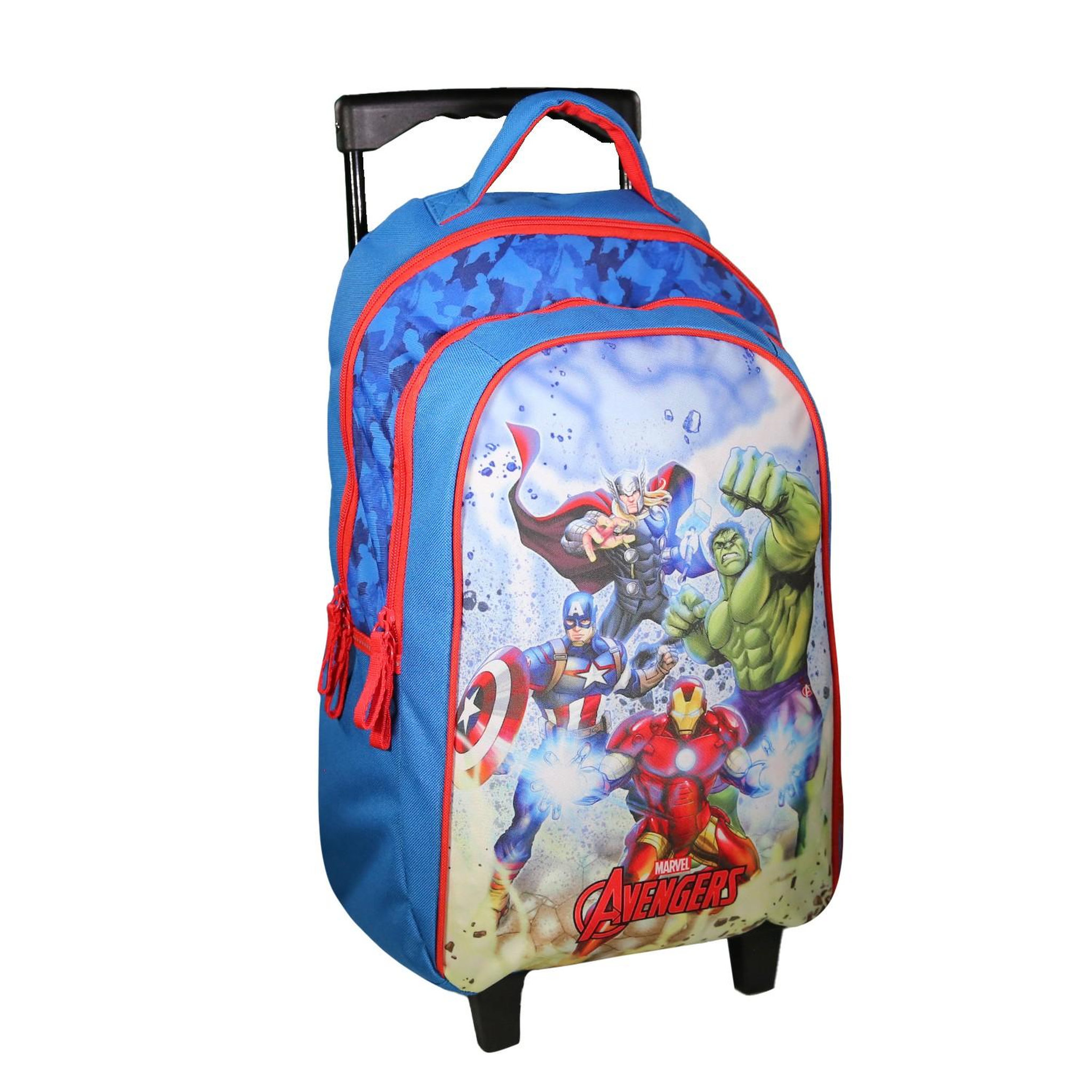 Voir la diapositive 2 : Bagtrotter BAGTROTTER Sac à dos à roulettes Avengers Multicolore