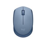 Logitech Logitech M171 Souris Sans Fil 2,4 GHz avec Mini-récepteur USB, Suivi Optique, Ambidextre - Bleu Gris