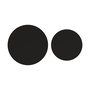 Voir la diapositive 5 : Rendez vous déco Tables basses rondes en rotin et plateau blanc (lot de 2) - Owan