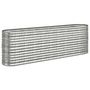 Voir la diapositive 2 : VIDAXL Lit sureleve de jardin Acier enduit de poudre Argente