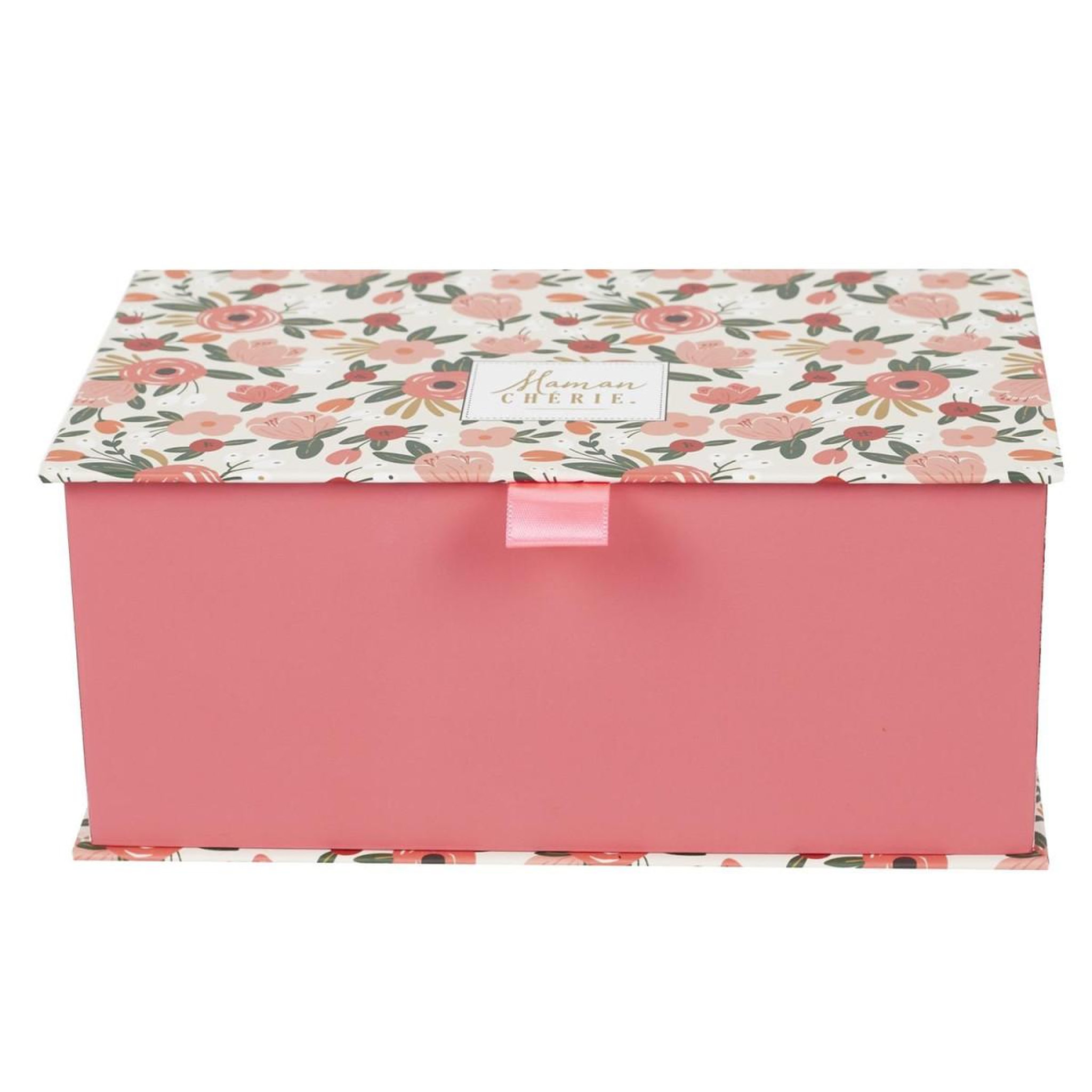Voir la diapositive 2 : The Home Deco Factory Coffret 2 bougies parfumées  maman chérie  8cm rose