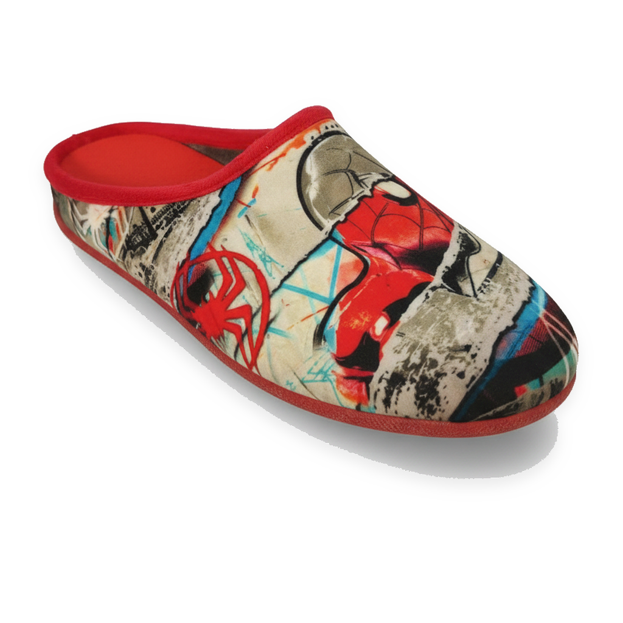 OZABI Ozabi pantoufles mules homme fabriquées en espagne, motifs fantaisie. Coloris disponibles : Rouge, Bleu, Gris