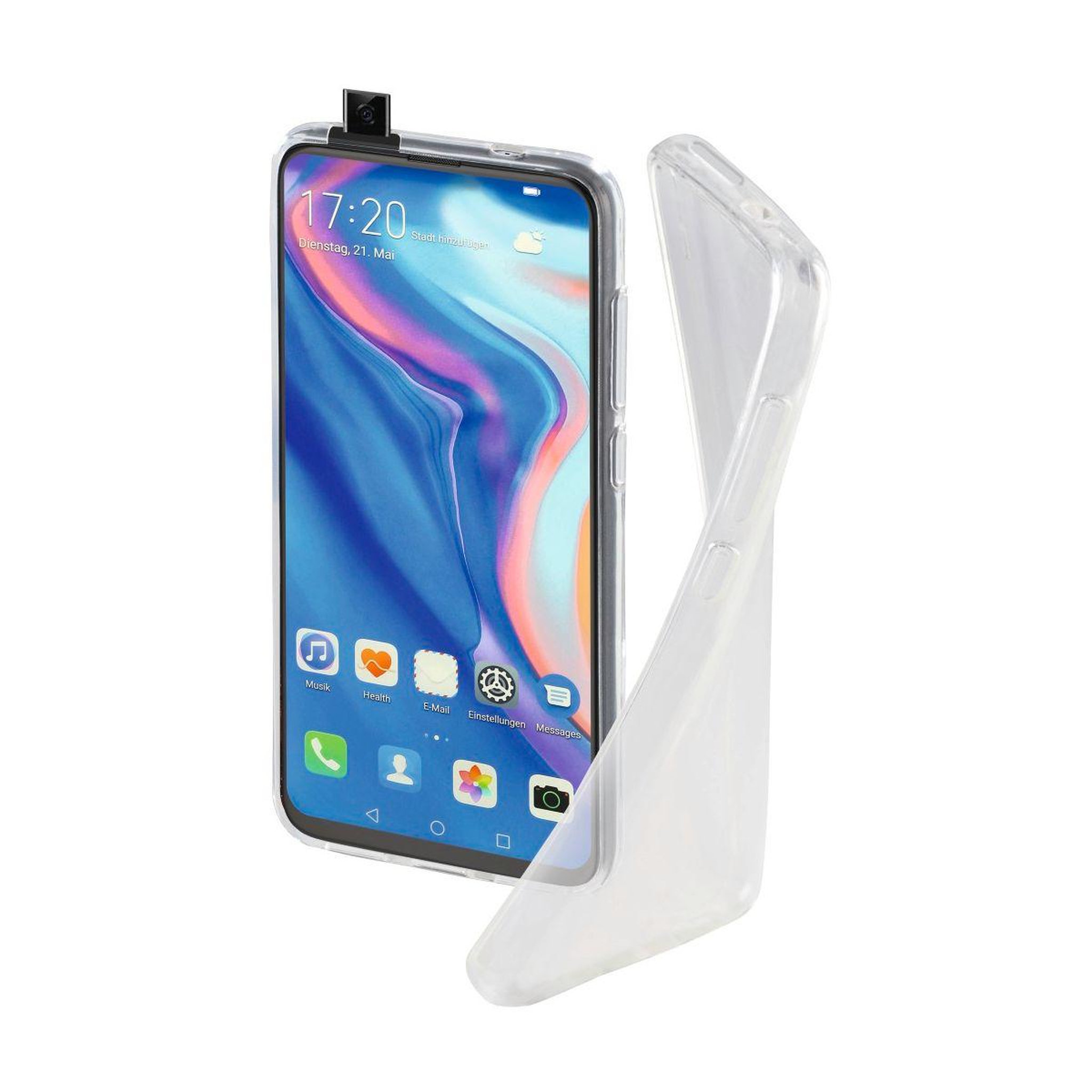 Voir la diapositive 2 : Hama Coque huawei p smart z crystal transparent