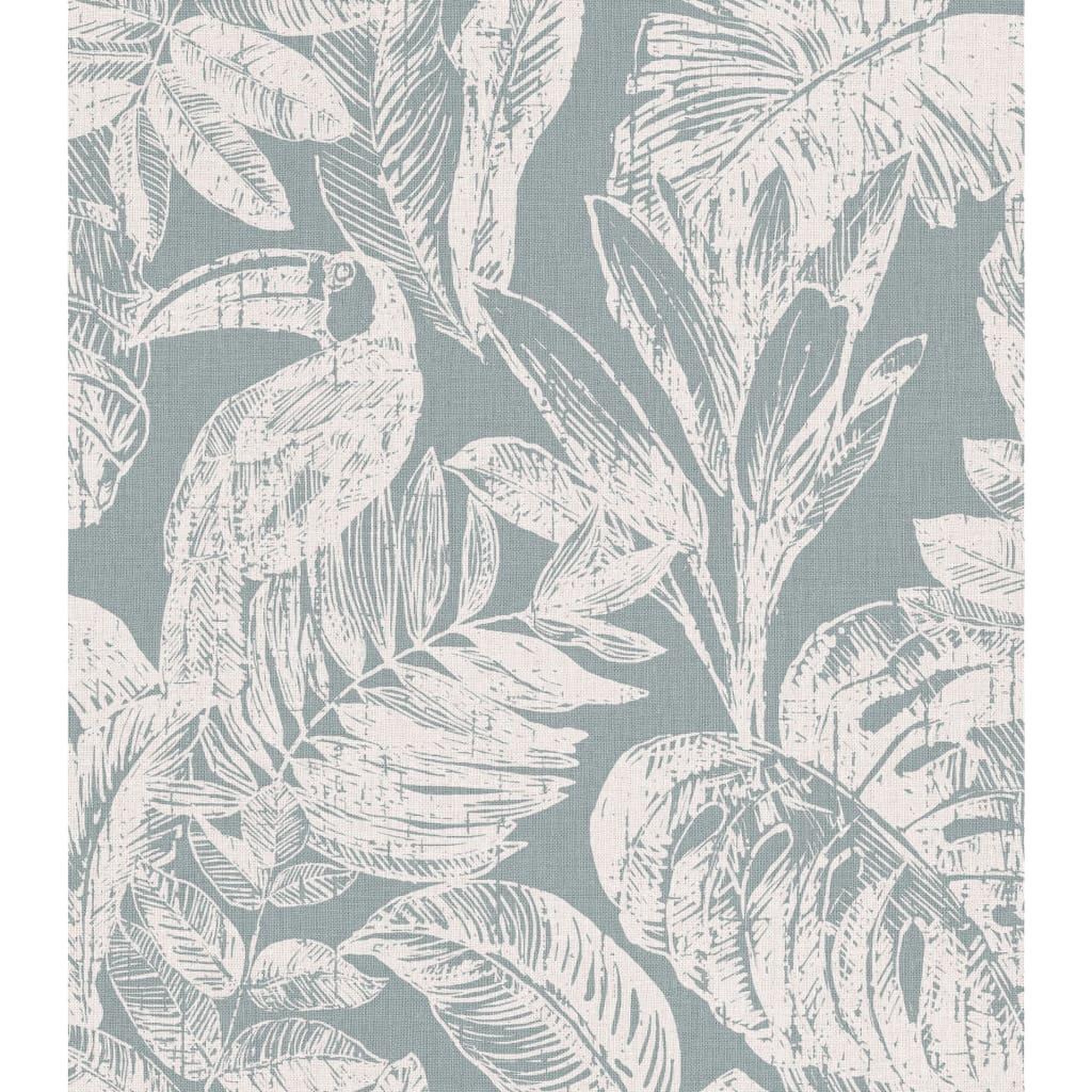 Voir la diapositive 1 : DUTCH WALLCOVERINGS DUTCH WALLCOVERINGS Papier peint Rebecca Gris et blanc