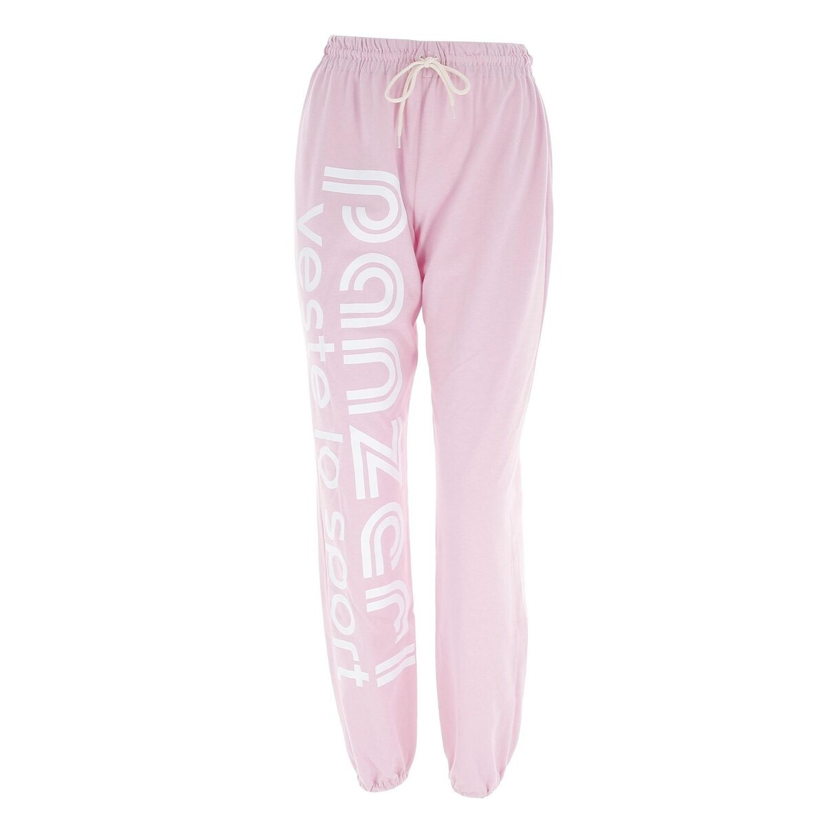 Panzeri Pantalon de surv tement Panzeri Uni h rose jersey pant