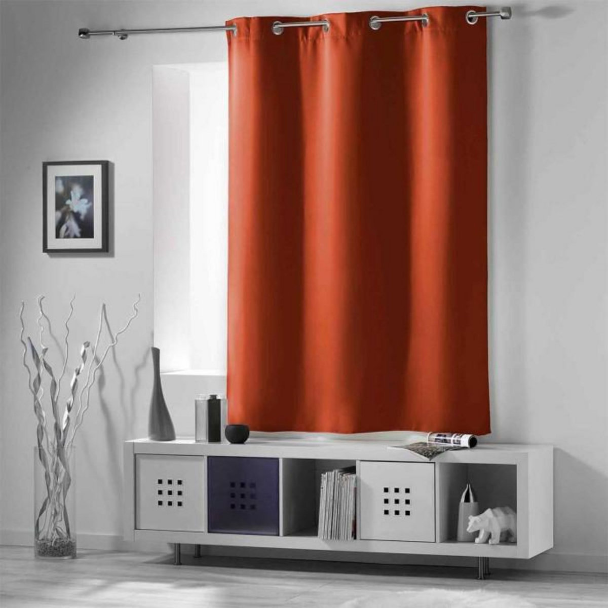 Paris Prix Rideau Occultant  Occult  135x180cm Terracotta