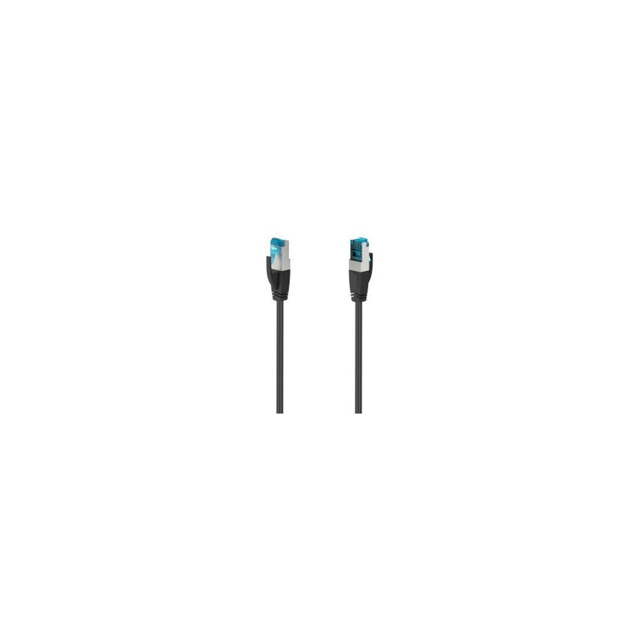 Hama Câble RJ45 15M Droit CAT6a Noir
