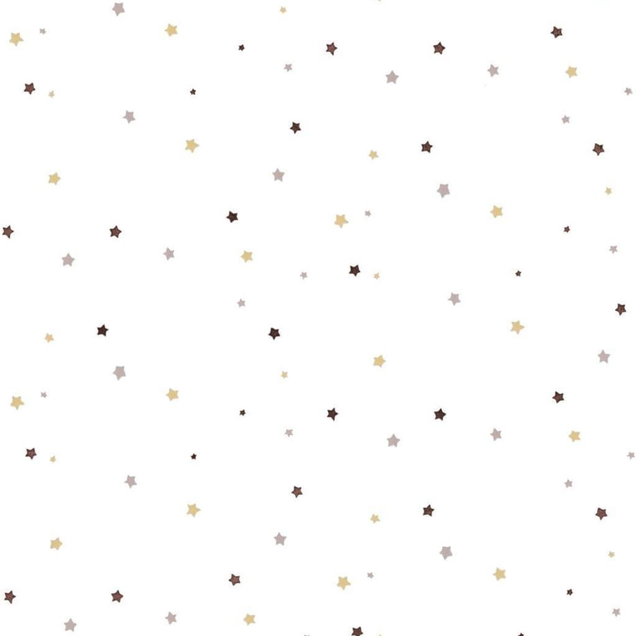 Noordwand Noordwand Papier peint Mondo baby Little Stars Beige et blanc