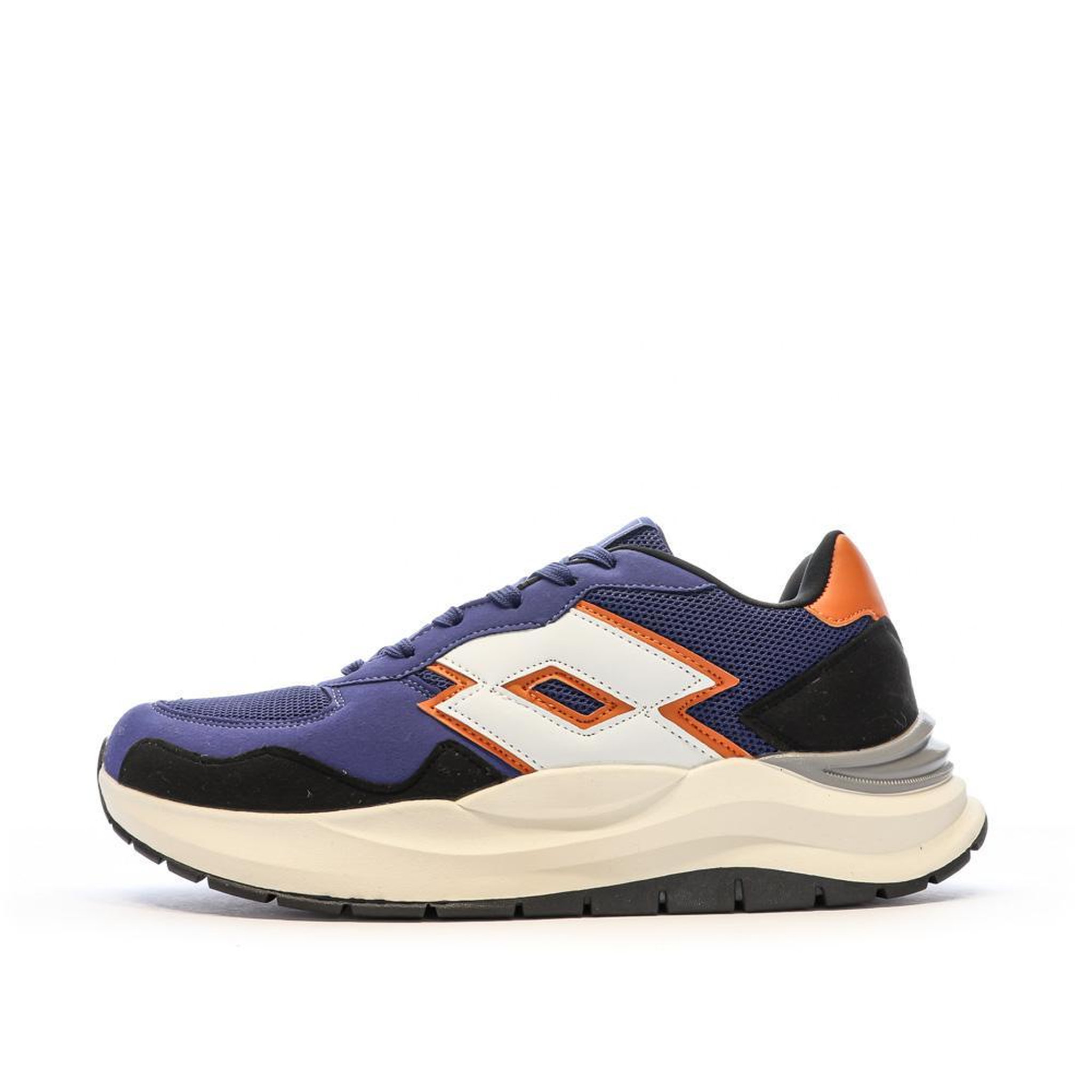 LOTTO Baskets /Blanches/Orange Homme Lotto Twenty6. Coloris disponibles : Bleu