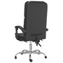 Voir la diapositive 5 : VIDAXL Fauteuil de massage inclinable de bureau Noir Similicuir