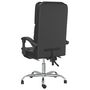 Voir la diapositive 5 : VIDAXL Fauteuil de massage inclinable de bureau Noir Similicuir