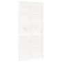 Voir la diapositive 2 : VIDAXL Porte de grange Blanc 100x1,8x214 cm Bois massif de pin