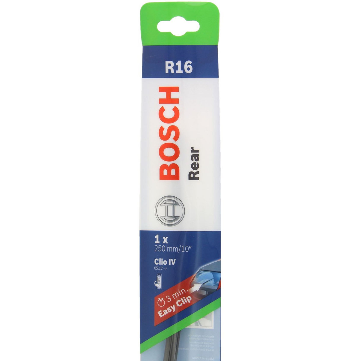 BOSCH Balai d'essuie-glace arrière BOSCH CLIO IVN°R16