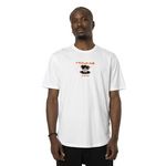 CAPSLAB T-shirt en coton homme confort avec print Dragon Ball Super Instinct. Coloris disponibles : Blanc