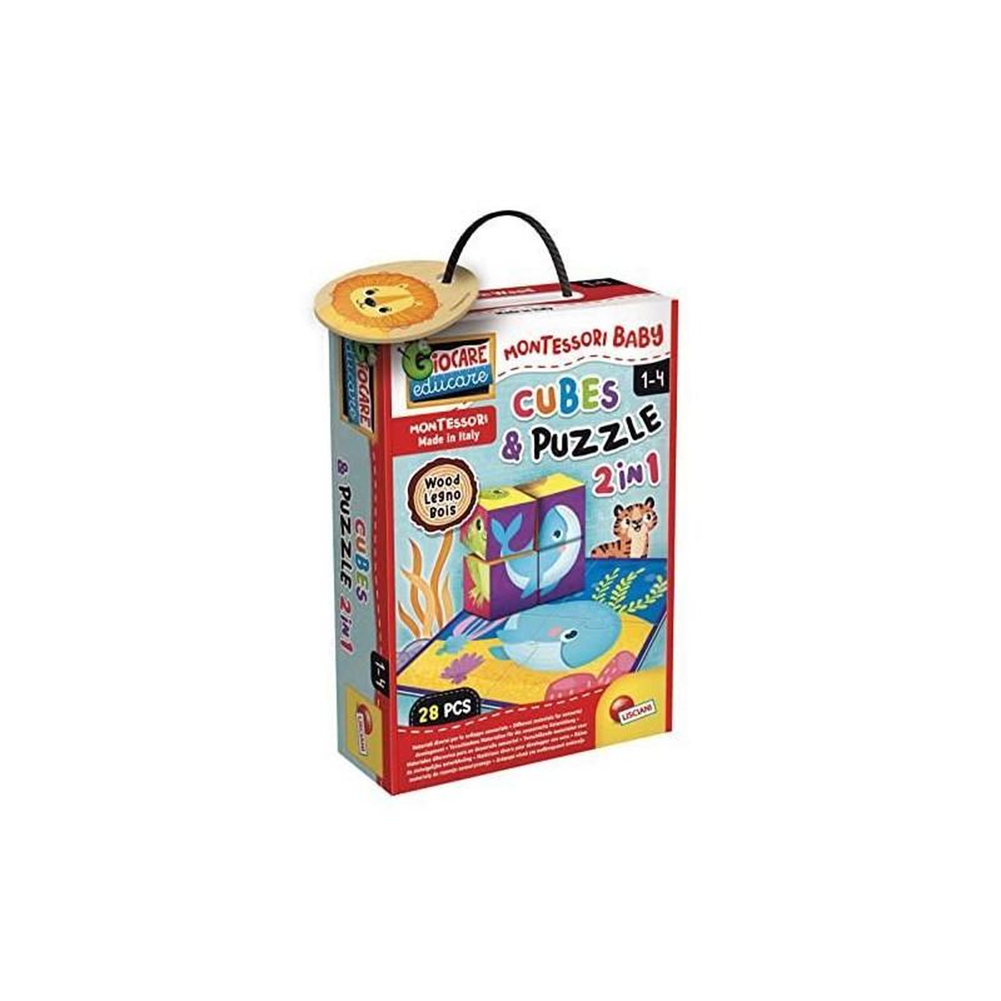 LISCIANI GIOCHI Jeu de bois et carton pour associations - LISCIANI - Dextérité et observation