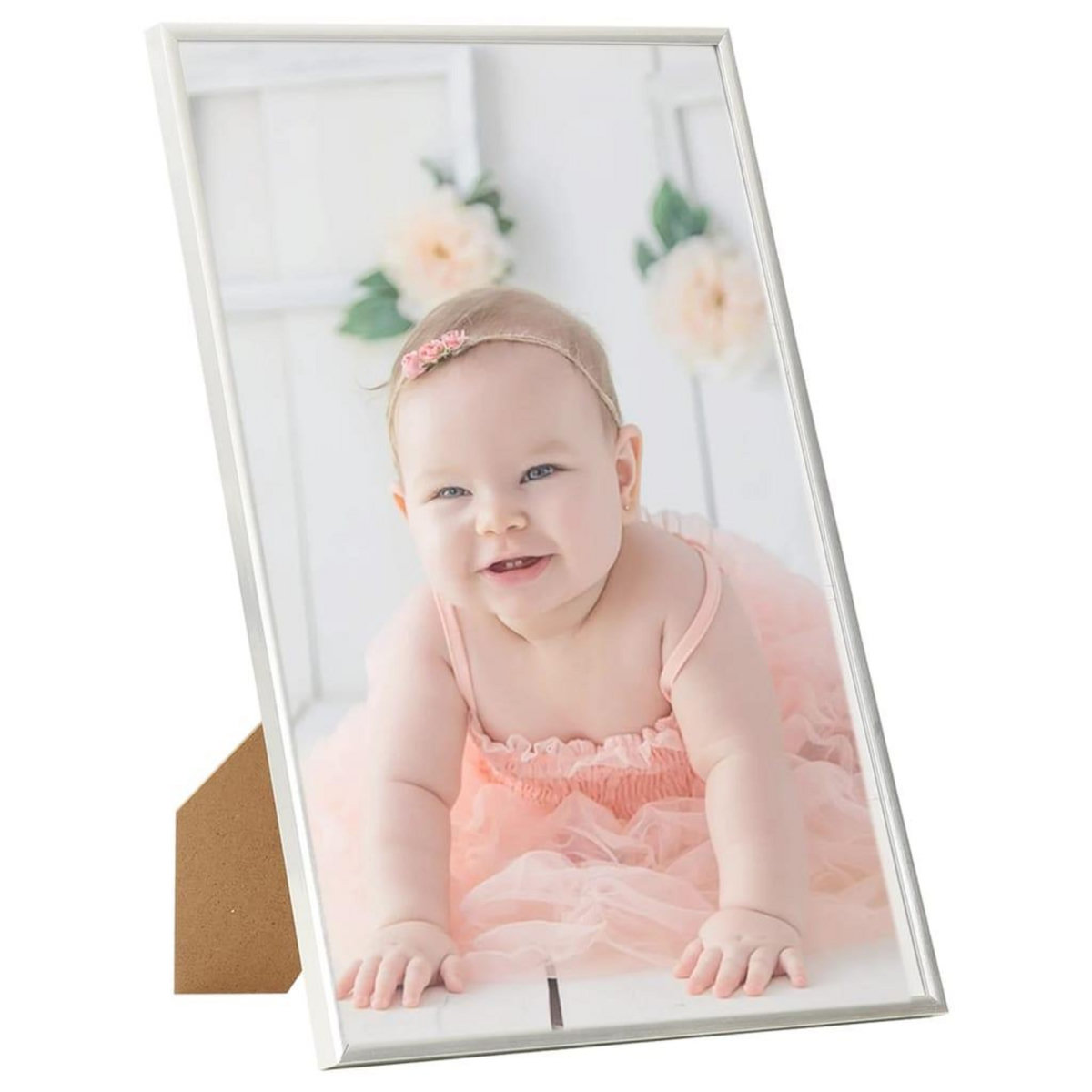 VIDAXL Collage de cadres photo 5 pcs de table Argente 21x29,7 cm MDF