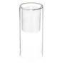 Voir la diapositive 2 : ATMOSPHERA Lot de 3 Bougies Led  Double Verre  25cm Transparent