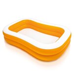 INTEX Piscine Gonflable Rectangulaire Abricot