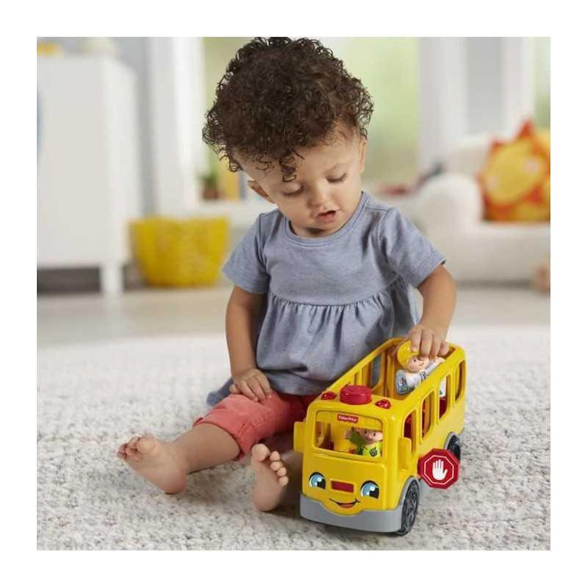 FISHER PRICE LE BUS SCOLAIRE LITTLE PEOPLE - FISHER-PRICE - HJN36 - JOUET FISHER PRICE LITTLE PEOPLE