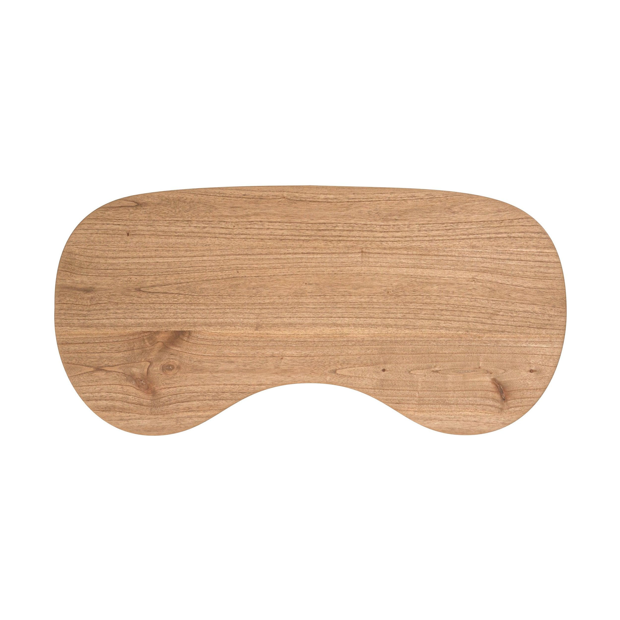 Voir la diapositive 3 : MAISON PAVANE Table basse organique en bois massif de mindi-brandan