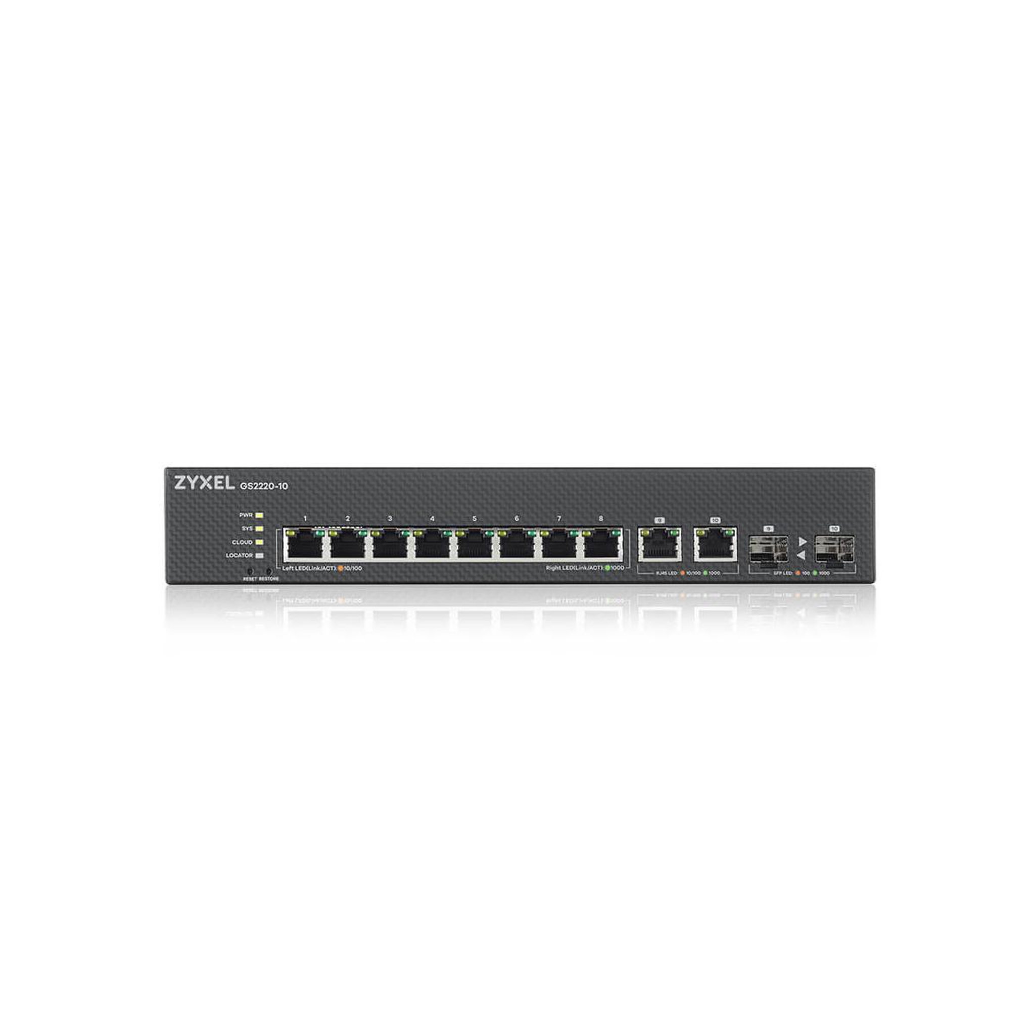 Voir la diapositive 3 : Zyxel Commutateur réseau Zyxel GS2220-10-EU0101F 10 ports Gigabit Ethernet