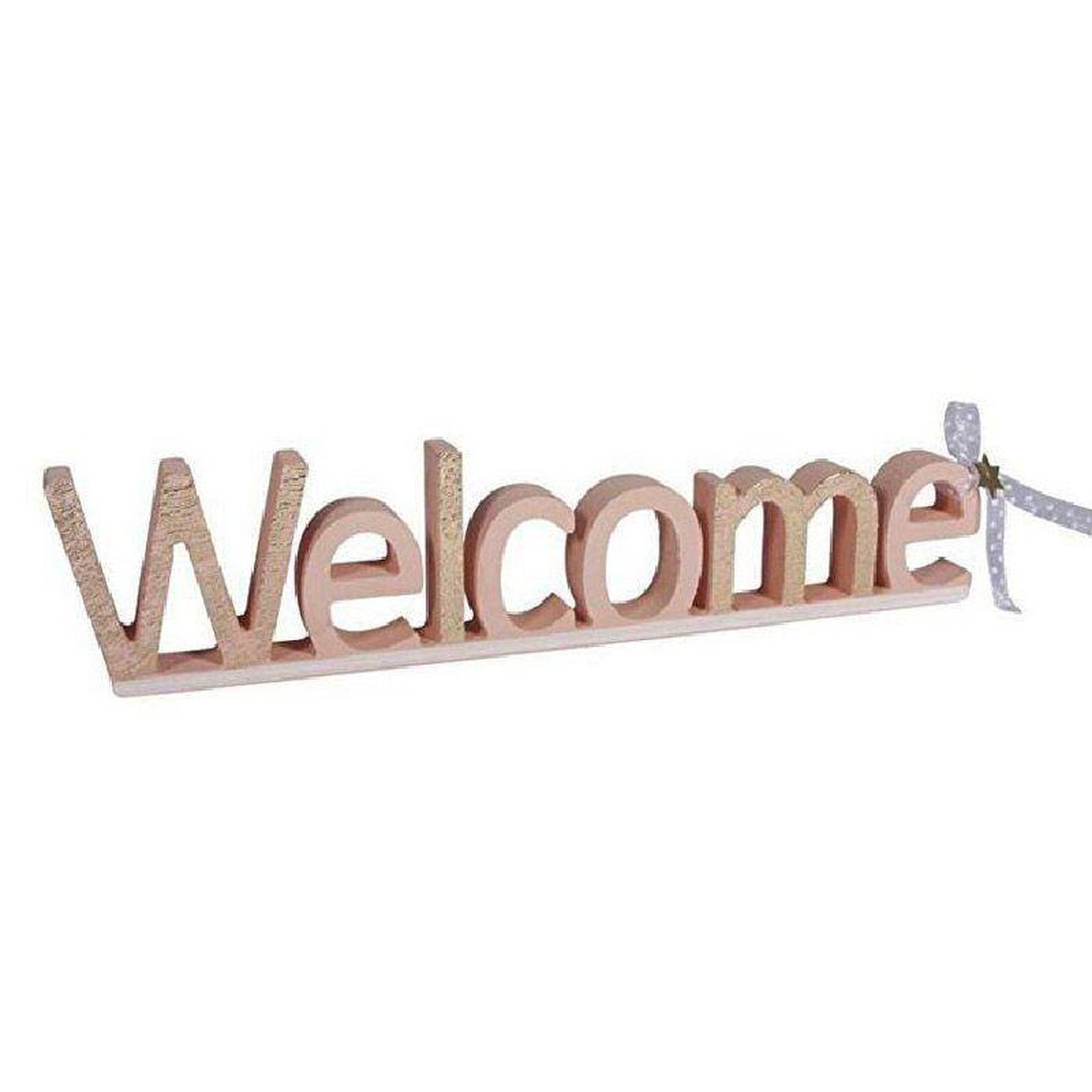 Voir la diapositive 2 : Rayher Mot en bois MDF 25 x 5,5 cm - Welcome