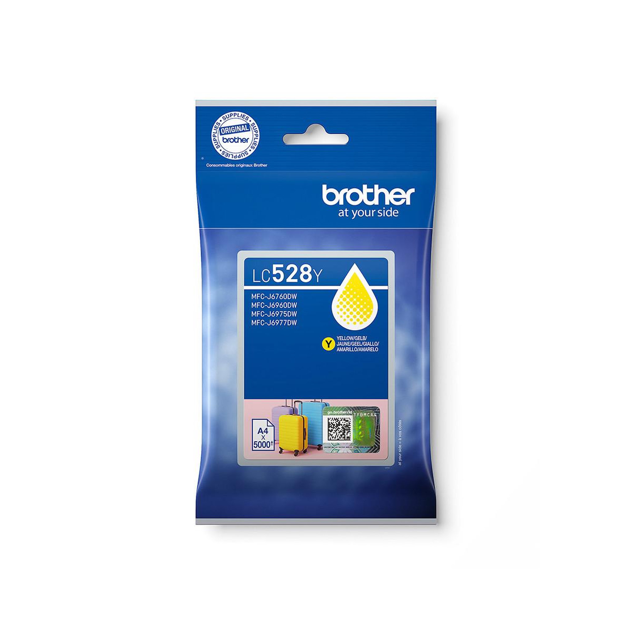 Brother Brother lc528y cartouche d'encre 1 pièce(s) original jaune