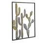 Voir la diapositive 2 : Paris Prix Déco Murale Encadrée en Métal  Cactus  50cm Multicolore