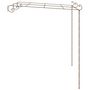 Voir la diapositive 3 : VIDAXL Pergola de jardin Marron antique 3x3x2,5 m Fer