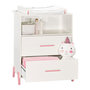 Voir la diapositive 3 : BABY PRICE Commode 2 Tiroirs et 1 Niche - JOY ROSE