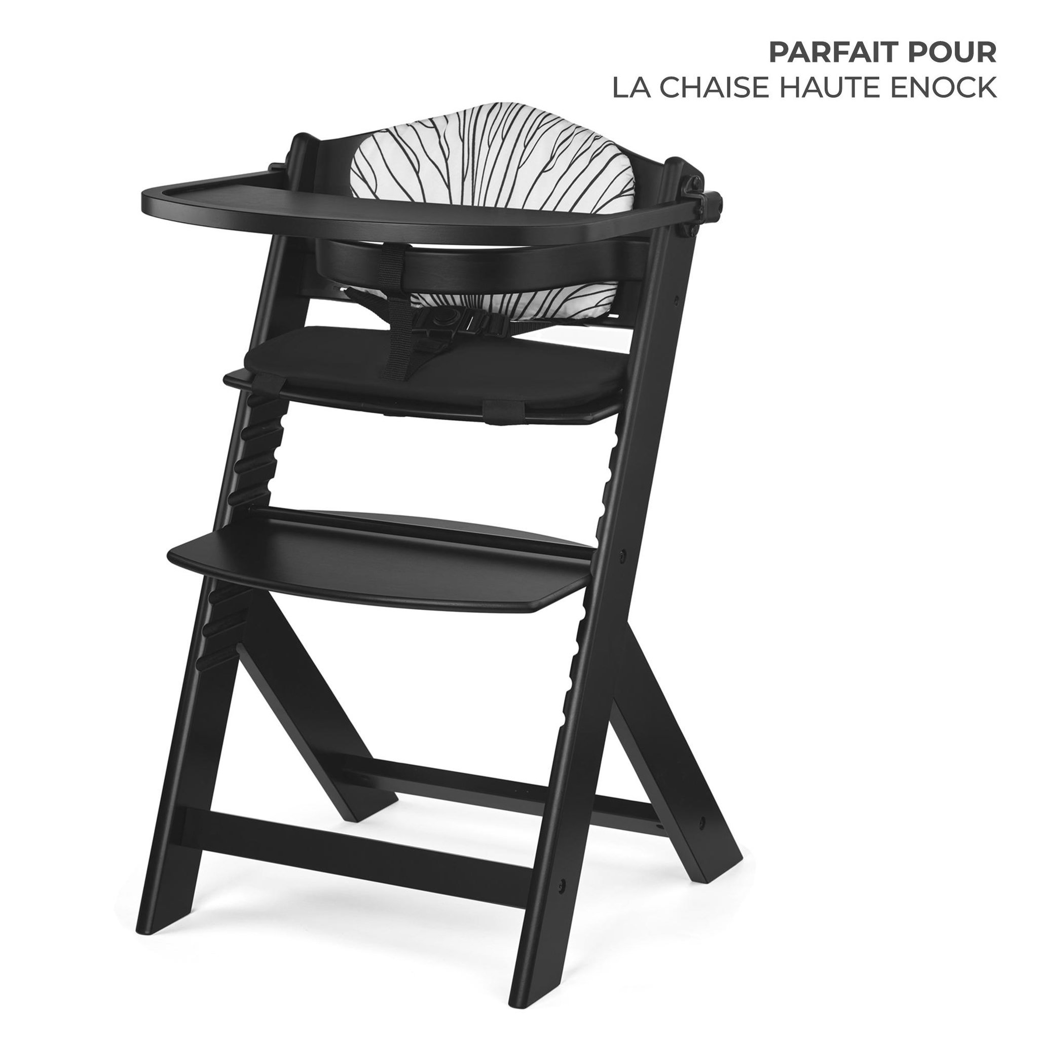 Voir la diapositive 4 : KINDERKRAFT Ensemble de coussins doux pour chaise haute