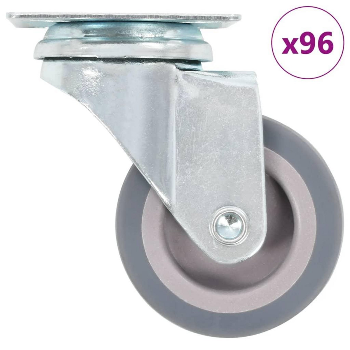 VIDAXL 96 pcs Roulettes pivotantes 50 mm
