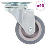 VIDAXL 96 pcs Roulettes pivotantes 50 mm