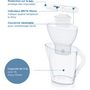 Voir la diapositive 3 : Brita Carafe filtrante marella XL blanc