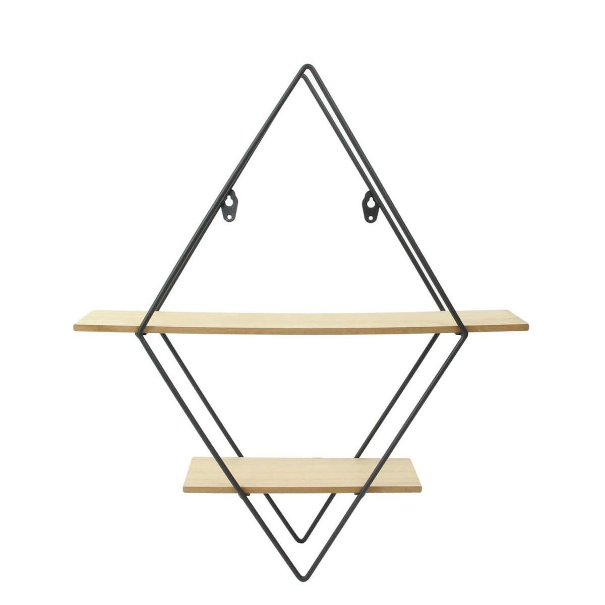Paris Prix Étagère Murale Design  Losange  46cm Naturel