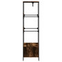 Voir la diapositive 5 : VIDAXL Armoire chêne fumé 90x50x180 cm bois d ingénierie